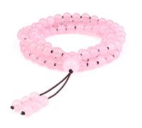 108 Natural Stone Red Beads Bracelets Necklaces Men Women Pink Red Pine Bracelets,Red