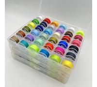 108 Pcs Bobbins for Sewing Machine, Sewing Machine Accessories, Sewing Machine Thread, Pre-Wound Bobbins, Bobbin Case for Brother/Janome/Kenmore/Babylock/Elna/Singer Sewing Machine(Assorted Colors)