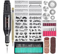 108 Pcs Electric Engraving Tool Kit, Multi-functional Corded Mini Engraver Etching Pen Diy Rotary T