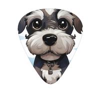 108 Pcs Guitar Picks Bulk 3 Different Thickness Personalized Guitar Plectrums With Storage Box Adorable Schnauzer Guitar Accessories For Bass Electric Guitar Acoustic Guitar Lovers