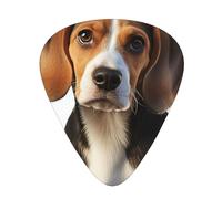 108 Pcs Guitar Picks Bulk 3 Different Thickness Personalized Guitar Plectrums With Storage Box Cute Beagle Dog Guitar Accessories For Bass Electric Guitar Acoustic Guitar Lovers
