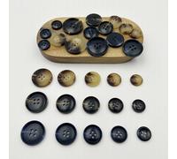 108 Pcs Mixed Color Sewing Buttons,3 Color 5 Size of Clothing Sewing Buttons, Eco-Friendly Craft Buttons, Suit Coats 4-Hole Button (Mix Color 3)