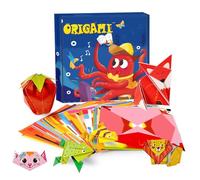 108 Sheets Origami Paper Kit, Origami Papers with 54 Patterns, Square Folding Paper with Guiding Book, for DIY Art and Craft Projects, Gift for 3-12 Years Beginners Boys Girls