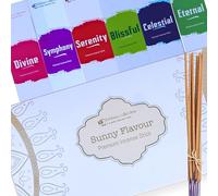 108 Sticks Premium Joss Incense Sticks Spiritual Aromatherapy Relaxing, Meditation, Yoga, Odor Elimination, Slow Burning, All-in-one Stick Krishna Collection Incense Stick Gift Set (Sunny Flavour)