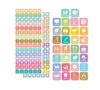 1080 Pcs Minimalist Design Planner Stickers for Work Study 0.5 Inch Functional Journal Kit Teacher Lesson Planner Decorations of Productivity Planner Accessories Schedule Management