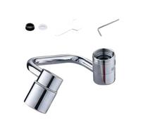 1080° Rotating Faucet Extender, Swivel Sink Faucet, Sink Water Extender .9x3.1x8.5cm/1.5x1.2x3.3inches Easy to Install/Leak-Free for Kitchens Bathtub Face Washing Daily Use