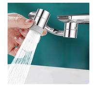 1080° Rotating Faucet Extender U Shaped Robotic Arm Splash Proof Filter Extends Water Nozzle Bathroom Kitchen Accessories(U-Shaped Double)