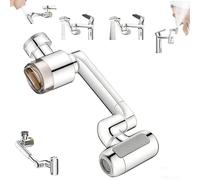 1080° Rotating Faucet Extender with Upward Facial Mist, 4 Water Modes & Built-in Filter, Adjustable Sink Sprayer, Universal Sink Aerator for Bathroom and Kitchen (1pcs)
