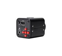 1080P 16MP HDMI Machine Vision Inspection Camera Industrial Digital Microscope Camera H_D Electronic Eyepiece for PCB Repair (Color : Red button)