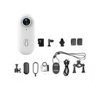 1080P Action Camera WiFi Sports with 120 Wide Angle Lens Built in Battery Magnetic Lanyard Back Clip Waterproof Case 32GB TF Card Mounting Accessories