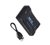 1080p adapter from SCART to multimedia interface, easily connect old electronics to current display technology, use to connect older devices