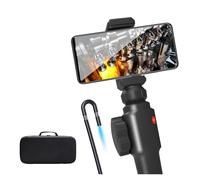 1080P Car Automatic Maintenance Hole Endoscope 6MM 180 Degree Steering Inspection Camera With 8 LED Portable Tools IP67(S20 6MM OTG)