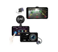 1080P Car Dash Camera Recorder Dual Lens DVR Front + Rear Reverse Cam