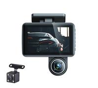 1080P Car Dashcam Practical DashCam With Interior Camera Lens Wide Angles Lens Seamlessly Looping Camera