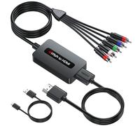 1080P Component to HDMI Converter, YPbPr to HDMI Adapter with Male YPbPr Connector - for Connecting DVD/STB with Female Component Output to HDTVs