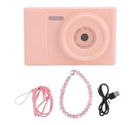 1080P Digital Camera 48MP Vlogging Camera Dual Lens Compact Travel Camera for Students Beginners Outdoor Photography (Pink)