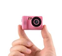 1080P Digital Camera, Compact Digital Point and Shoot Camera, Small Size Camera, Built-in Flash and 5 Filter Effects, Lightweight (Rose)