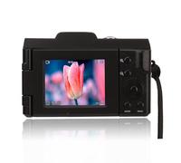 1080P Digital Camera for Photography, 16MP Smart Micro SLR Digital Camera with 16X Digital Zoom, Anti Shake Portable Travel Camera with 2.4 Inch HD Display for Selfie Vlogging