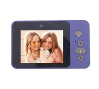 1080p Digital Camera with 12MP and Automatic Focal, Compact Dual Lens Camera 2.4, Portable Travel Photography for Vlog Selfie (PURPLE)