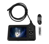 1080P Digital Industrial Endoscope, Sewer Inspection Camera with 4.3in LCD Screen, 8 LED Lights, 2m IP67 Water Borescope for Pipe Drain Car Maintenance