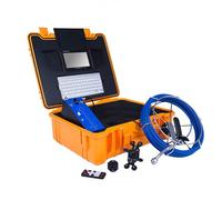 1080P Endoscope with Wireless Input, Automatic Meter Counting, Retractable Wire, 9-Inch Screen, 50M Length