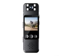 1080P FHD for Mini Wearable Body Camera with Audio Recording, Long 7h Battery Life, Portable Sport Action Video Recorder, Supports 128GB Storage, Black