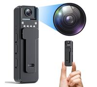 1080P Full HD Body Worn Camera, Wearable Body Camera with Night Vision, Loop Recording, Back Clip for Traveling, Delivery Man, Lecture Recording, Serving Jobs