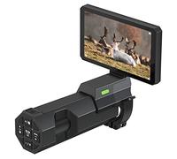 1080p Full HD Photo & Video Digital Rifle Scope, WiFi Night Vision Clip on Scope,Built-in 850nm IR Light,5” IPS Screen Portable Infrared Rifle Scope for Night Hunting, Camping, Surveillance