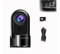 1080p Hd 360° Rotating Mini Adas Dashcam, Dashcam Front and Rear Camera, 360 Degree Dash Camera for Cars, Car Front Dash Cam with Adas & Super Night Vision (16g)