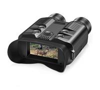 1080P HD Binocular Telescope 5X Optical 8X Digital Zoom 500M Infrared Night Vision Camera For Camping with 32GB Card Comfortable(With 64G TF Card)