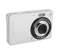 1080P HD Digital Camera for Photography, 16X Zoom Video Camcorder with 2.8 Inch TFT Screen, 50MP Autofocus Travel Camera with LED Flash for Selfie Vlog (Silver)