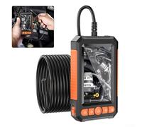 1080P HD Imaging Borescope with 4.3 inch Display IP67 Water Resistant Inspection Camera for Sewer Lines with Dual Lens and Built-in Battery (double head-5M)