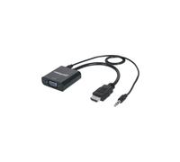 1080p HDMI to VGA Converter M/F Audio Power Adapter Micro 151450