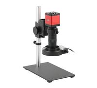 1080P IMX307 48MP Industrial Digital Video Microscope Camera 130X C-Mount Lens Microscope Stand Adjustable Magnification(1080P HDMI VGA TypeC)