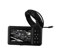 1080P Industrial Borescope Inspection Camera with 4.3in IPS Display, 8mm Single Lens and 5m Flexible Cable, Built?in 2000mAh Battery, IP67 Waterproof with 8
