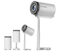 1080P Mini Android Projector, Build-in Scalable Stand Portable Projector, with WiFi 6&Bluetooth 5.2 Smart Phone Projector, 120‘inches Auto Focus&Keystone Outdoor Projector for Home Cinema,Bedroom