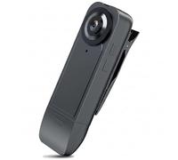 1080P Mini Body Camera With 64GB Memory Card, Portable Wearable Police Video Camera For Security Guard Work Records, HD Small Body Cam, Black