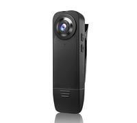 1080P Mini Body Camera with 64GB Memory Card, Wearable Police Camcorder for Security, Portable Worn Body Cam, Guard, Work Records(Black)
