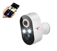 1080P Outdoor Security Camera Wireless with 2-Way Talk, Battery Powered, Color Night Vision, Suitable for Home Security Indoor/Outdoor, Cloud Storage (Sold Separately), 2.4G WiFi Only (1 Pack)