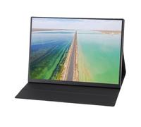 1080P Portable Monitor, 12.3inch HD Laptop Screen Extender, HDR HDMI USB C Travel External Display Built in Dual Speaker, 60HZ High Refresh Gaming Monitor with Protective Case