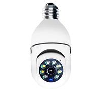 1080P PTZ WiFi Mini Camera with Bulb E27 Socket Full Color Night Vision Two Way Talk and Easy Installation