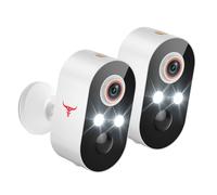 1080P Security Camera Wireless Outdoor with 2-Way Talk for Home Security, Low Light Night Vision, PIR Motion Detection, Cloud Storage, Live View Bullet Surveillance Cam (2)