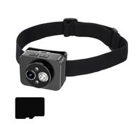 1080P Sports Recorder Headlamp Camera With LED Light And 120°Wide Angles LED Headlights For Outdoor Exploration Head Mounted
