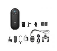 1080P Tiny Action Camera WiFi Sports with 120 Wide Angle Lens Built-in Battery Magnetic Lanyard Back Clip Waterproof Case 32GB TF Card Mounting Accessories