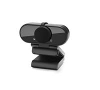1080p USB Webcam - Full HD Resolution Camera with Noise Reduction Microphone - Plug-in & Play, USB Powered - Included Tripod Mount