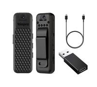 1080P Wearable Body Camera - Night Vision Mini Video Recorder with 180° Rotating Lens, Portable Chest Cam for Security, Travel, Sport & Class