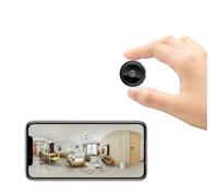 1080P WiFi Spy Camera Hidden Camera Wireless Home Security Long-lasting Battery Camera with Motion Detection Small Indoor Security Video Spy Cam for Home Surveillance Micro Nanny Cam with App Control