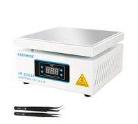 1080W Soldering Hot Plate, LED Microcomputer Electric Preheat Soldering Station, Welder Hot Plate Rework Heater Lab 200X200mm Plate, HP-E2020 110V