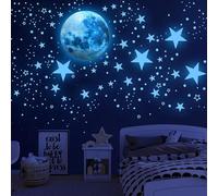 1086Pcs Glow in The Dark Stars for Ceiling, Glow in The Dark Stickers and Moon Wall Decals Ceiling Stars Wall Stickers, Perfect for Kids Nursery Bedroom Living Room