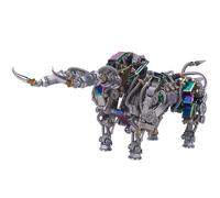 1087-Piece 3D Metal Bull Model Kit | Complex DIY Mechanical Puzzle for Adults, Challenging Metalcraft & Desk Sculpture
